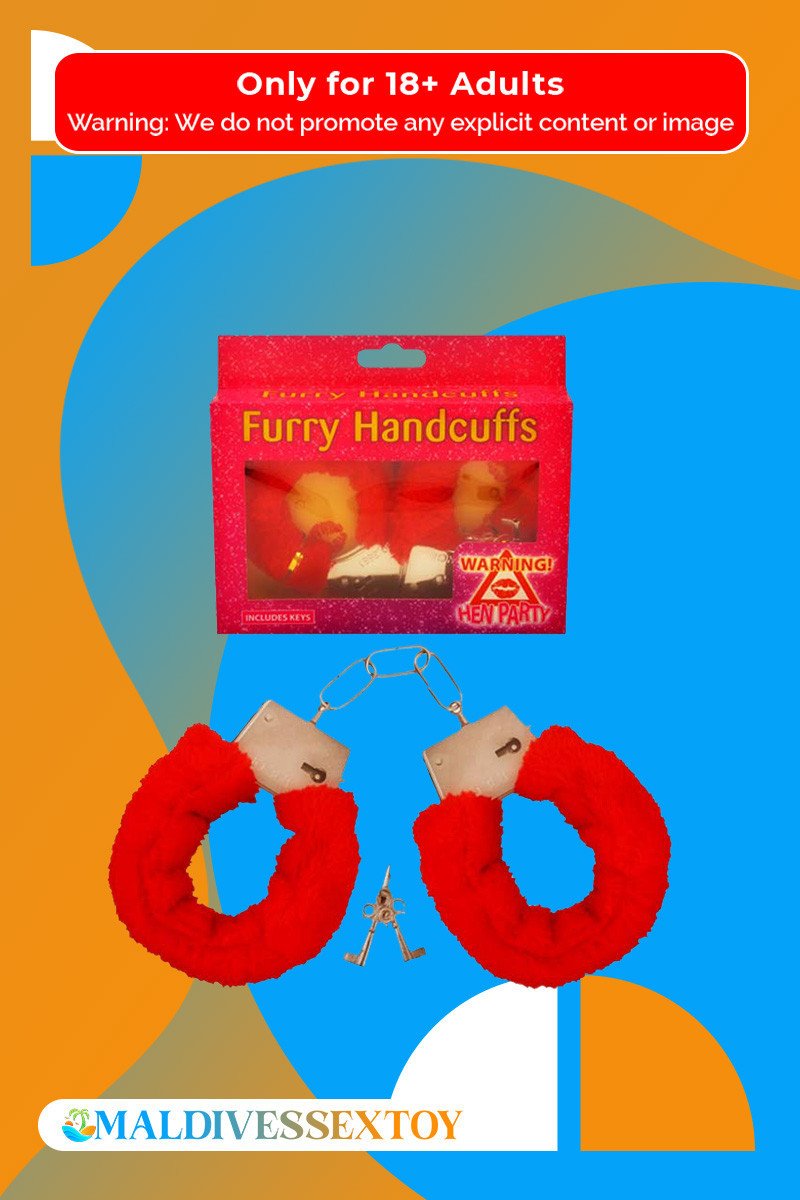 Fetish Fantasy Beginner's Furry Cuffs in Red BDSM-004 Fetish Fantasy Beginner's Furry Cuffs in Red BDSM-004