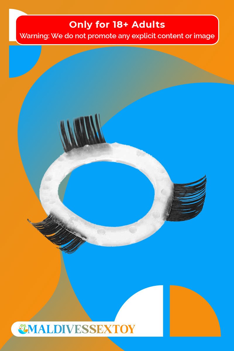 Transparent Hair Finger Fun Function Cock Ring CR-009 Transparent Hair Finger Fun Function Cock Ring CR-009