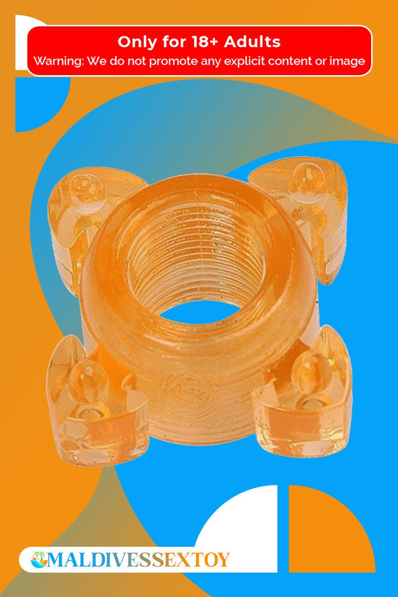 Transparent 4 Tube FingerCock Ring CR-010 Transparent 4 Tube FingerCock Ring CR-010