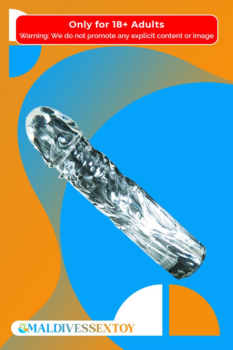 Full Ribbed Crystal Penis Sleeves PES-019 Full Ribbed Crystal Penis Sleeves PES-019