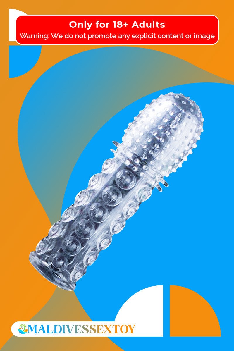 Crystal Penis Sleeve Textured Extension PES-021 Crystal Penis Sleeve Textured Extension PES-021