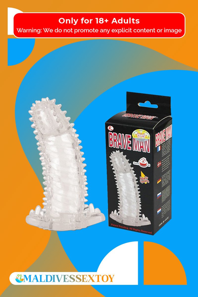 BRAVE MAN Crystal Penis Extension Sleeve PES-024 BRAVE MAN Crystal Penis Extension Sleeve PES-024