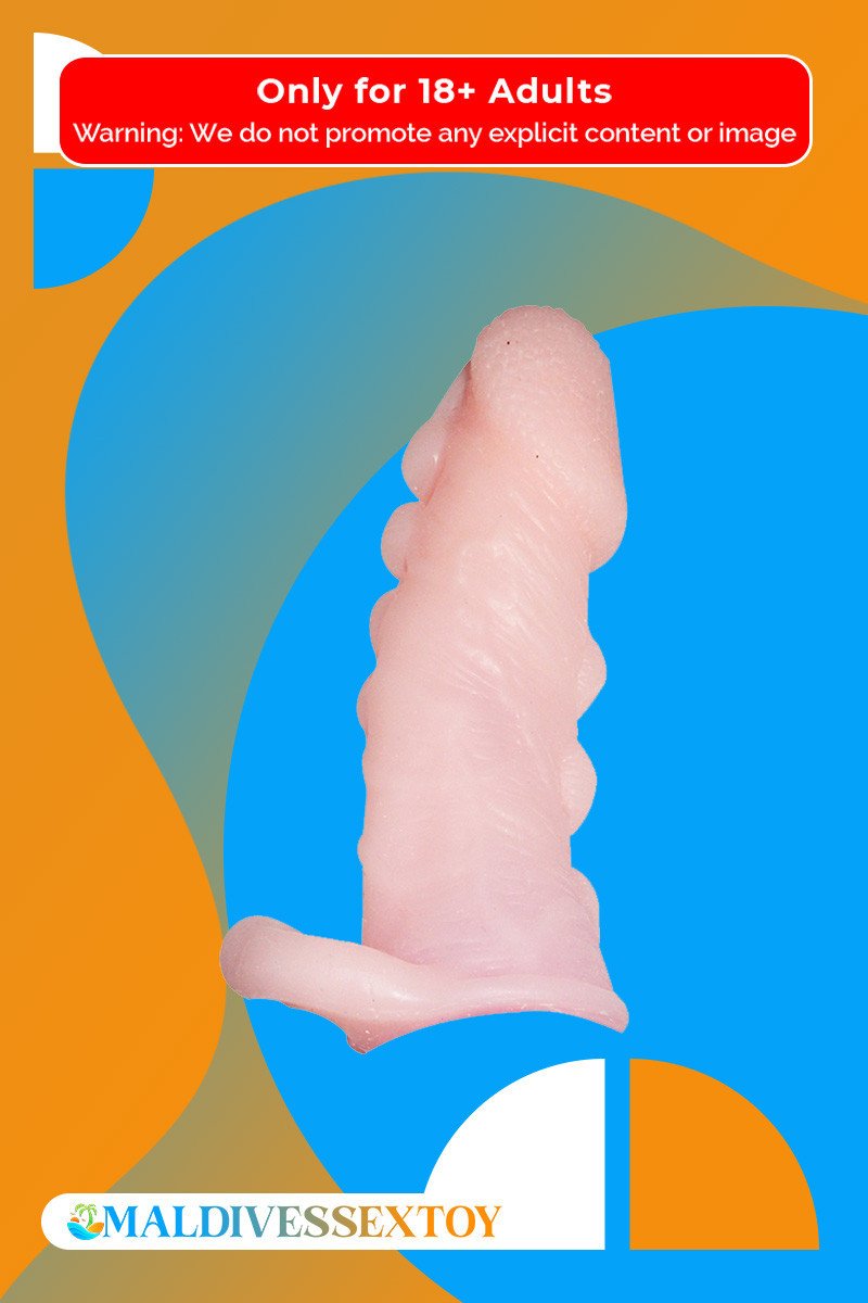 Solid Dotted Head Penis Extension Sleeve Skin Color PES-027 Solid Dotted Head Penis Extension Sleeve Skin Color PES-027
