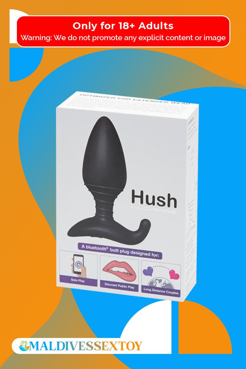 Lovense Hush App Controlled Vibrating Butt Plug (1.5 inch/1.75 inch) ACV-004