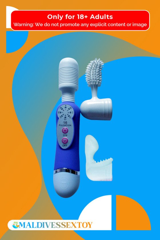 16 Speed Cordlless Magic Wand Massager VM-008