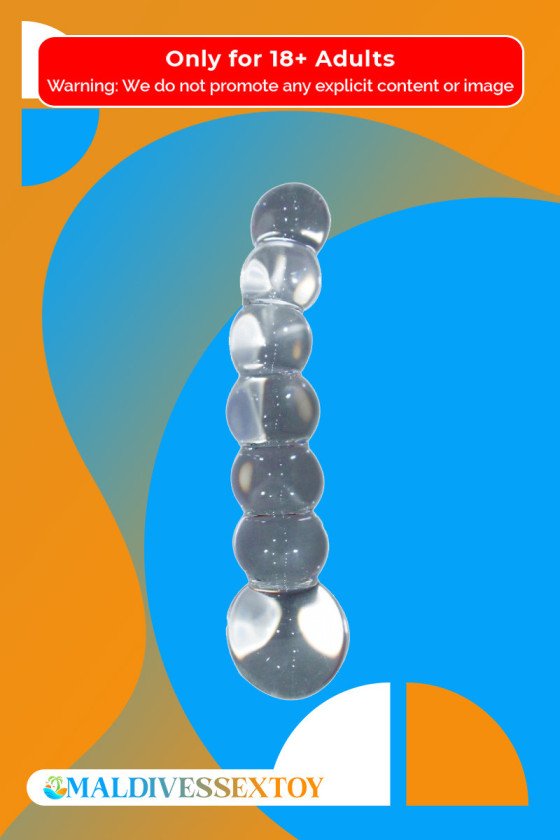 Ultra Beaded Crystal Glass dildo GD-008