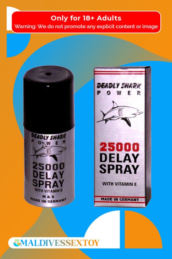 Deadly Shark 25000 Delay Spray for Men with Vitamin E DTZ-007
