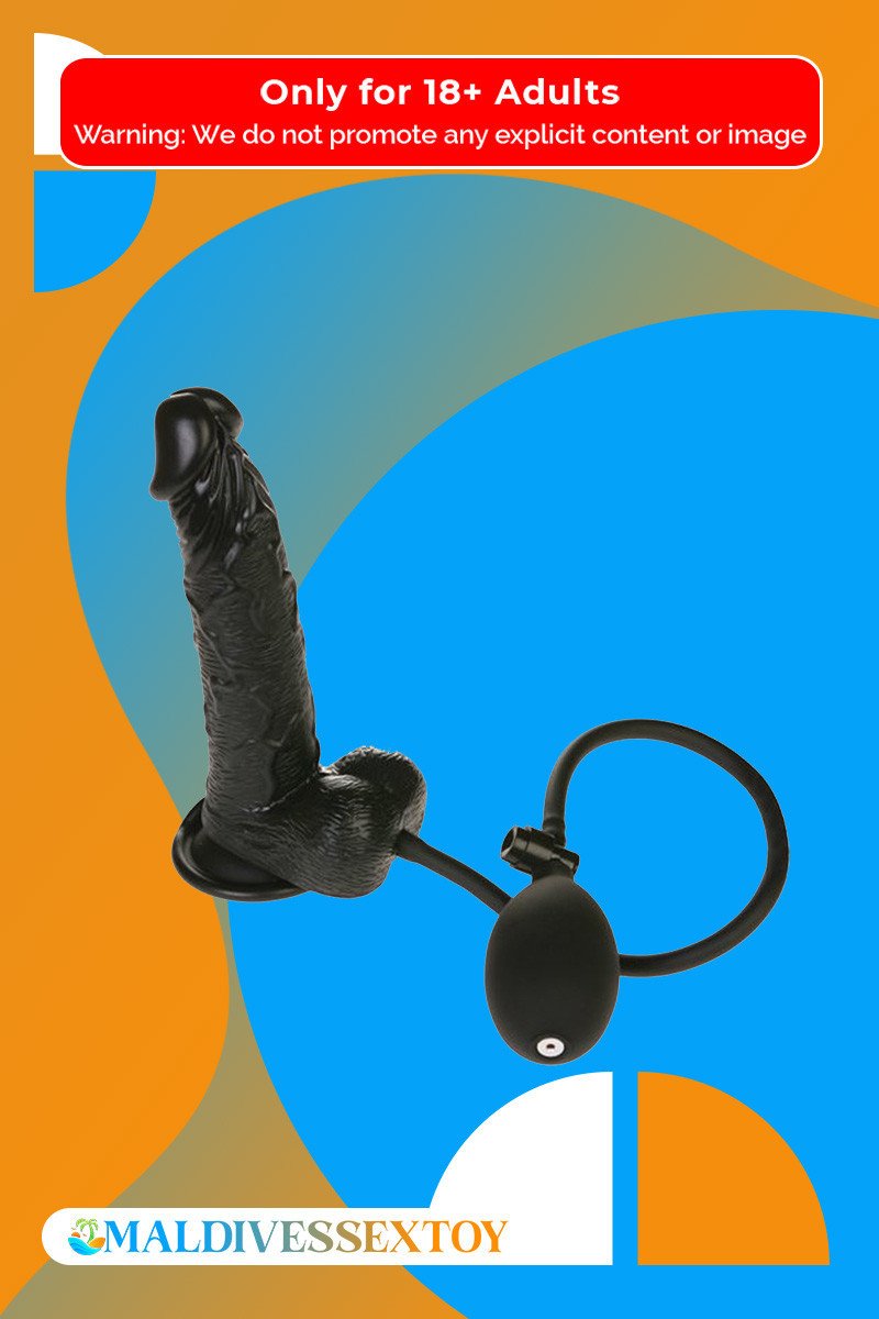 Ultimate Inflatable Realistic Non Vibrator in Black RSNV-011 Ultimate Inflatable Realistic Non Vibrator in Black RSNV-011
