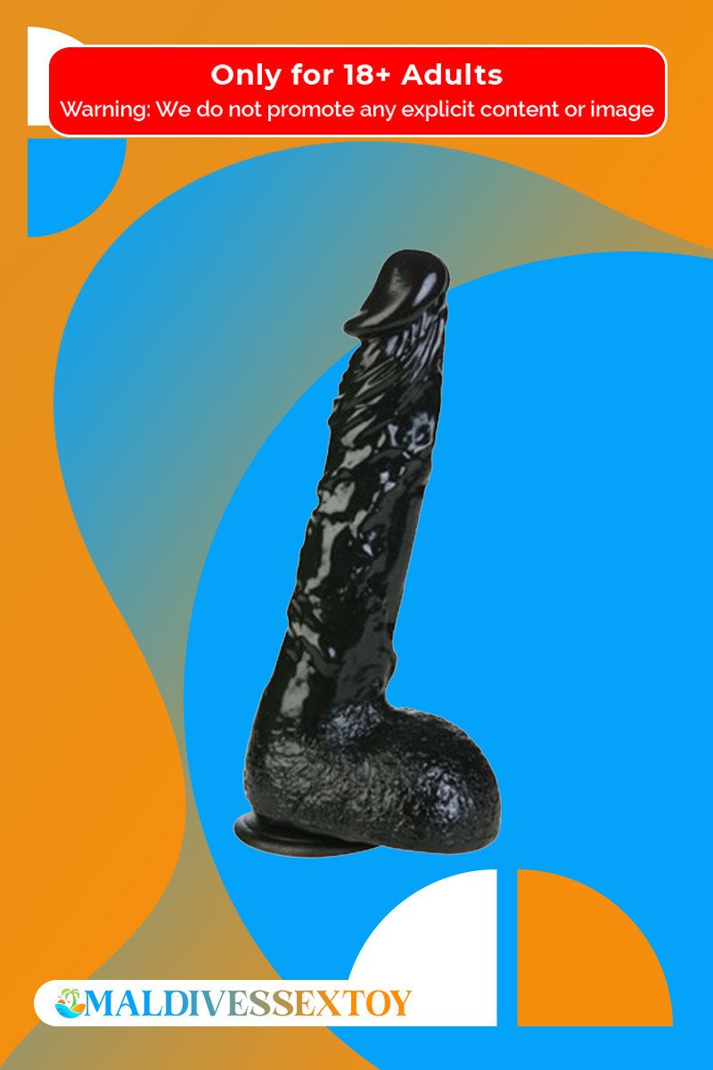 8 inch Black Realistic Non Vibrator With Suction Cup RSNV-018 8 inch Black Realistic Non Vibrator With Suction Cup RSNV-018